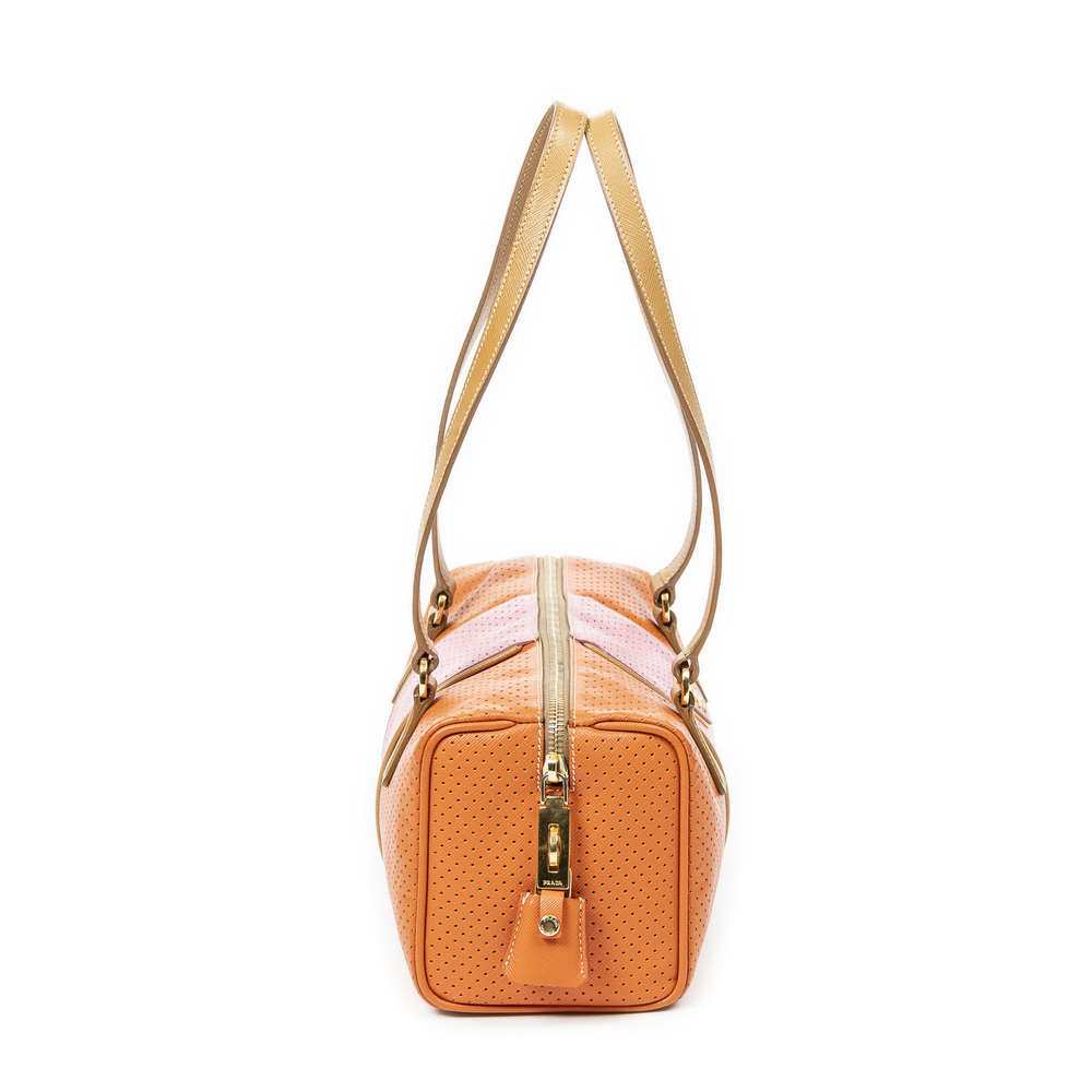 Prada Mini Perforated Boston - Picture 3 of 9